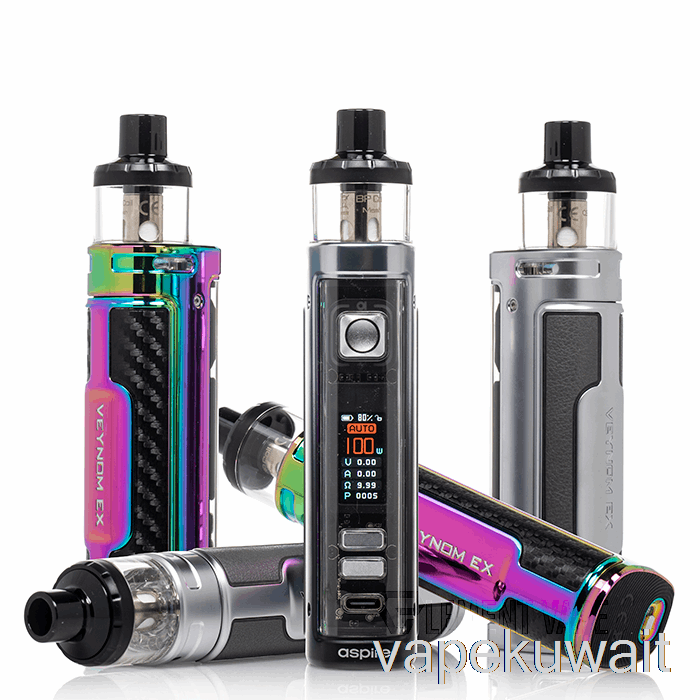 أسباير فينوم إكس 100 واط نظام بود نظام Vape Pod باللون الوردي الذهبي